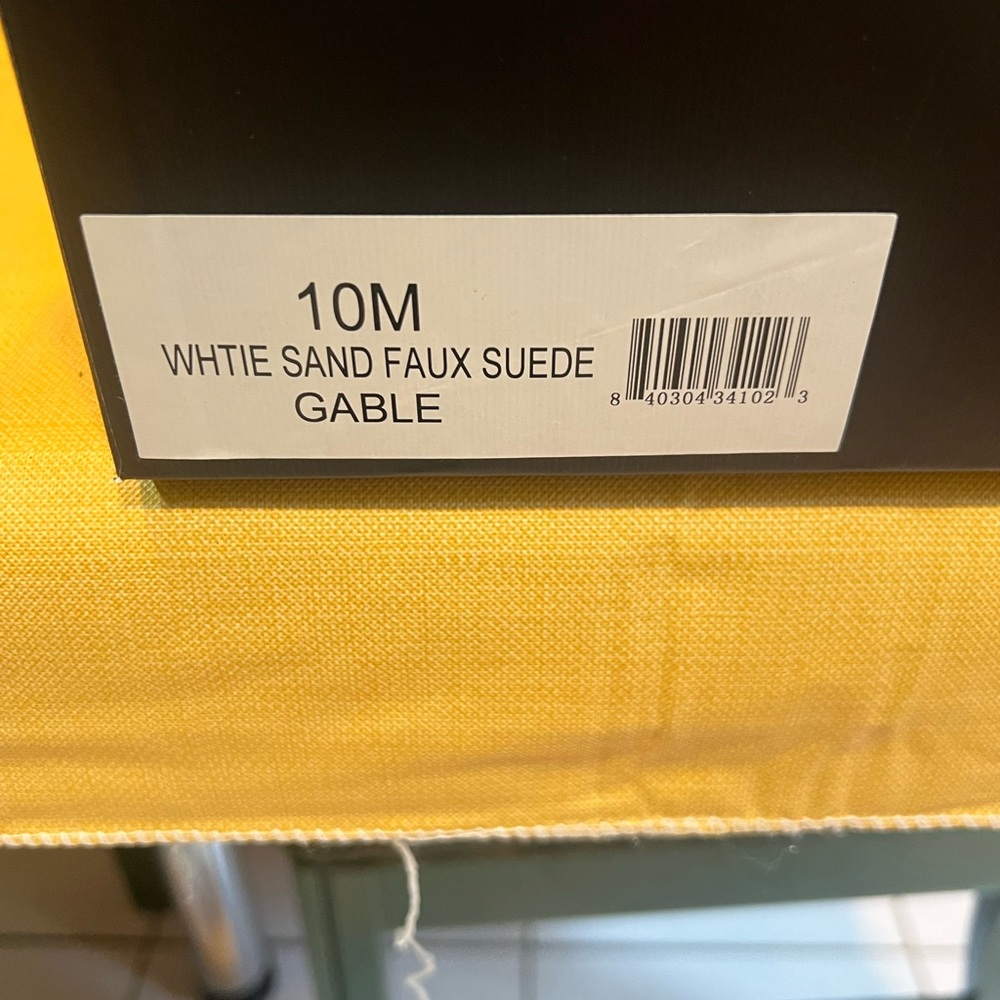 🆕💚 J Slides | Gable White Sand Luxe. Size 10. White and Tan Sneakers - Picture 4 of 6